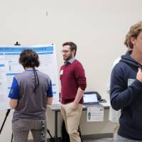 person looking at a project